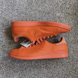 SS14 2014 adidas x Raf Simons Stan Smith Orange Size 10.5 B35497 - Picture 1 of 10