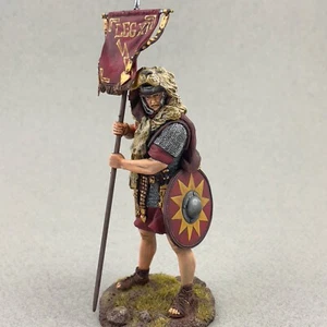 Roman Vexillarius figurine 75 mm, Legio XII Fulminata, Tin toy soldier miniature - Picture 1 of 14