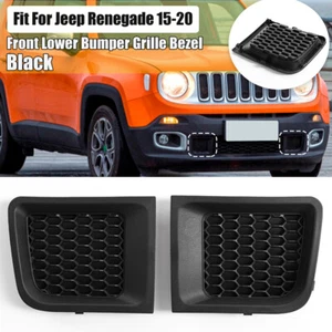 Cubierta de bisel inferior izquierdo y derecho para Jeep Renegade 2015-2020 parachoques delantero - Imagen 1 de 12