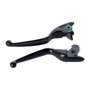 SET LEVE NERE ERGONOMICHE HARLEY DAVIDSON V-ROD 2006-2017 freno frizione coppia - Imagen 1 de 3