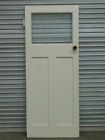 Vintage 3 Panel Door With Mottled Glass Pane 800Mm Wide X 1990Mm High, Rs1