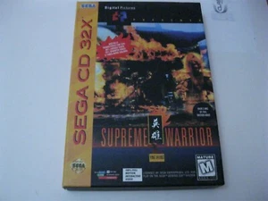 Supreme Warrior Sega CD 32X complete  - Picture 1 of 3