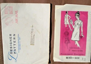John Norman Designer Dress Sewing Pattern Mail Order Vtg 1973 Sz 12 - Picture 1 of 3