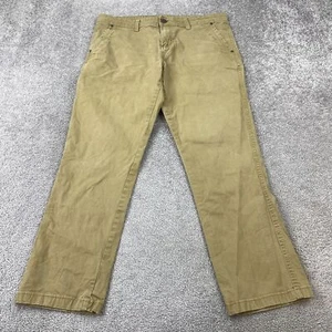 Weatherproof Vintage Pants Men's 34x30 Tan Stretch Casual Cotton Blend - Picture 1 of 11