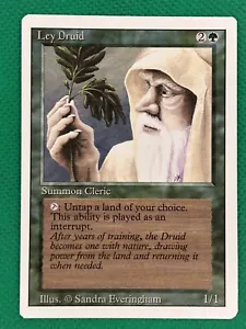 MTG/Magic: The Gathering - 3a edizione riveduta - Ley Druid - Foto 1 di 2