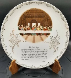 Imagen de Colección de La Última Cena y Plato de Cerámica de Oración del Señor Borde Oro Hecho en Japón - Imagen 1 de 8