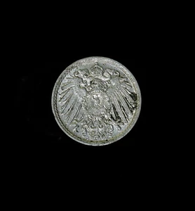 1900-J Germany 5 Pfennig AU - Picture 1 of 2