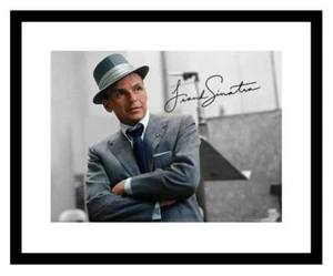 Frank Sinatra 8x10 Signed Photo Print Color RAT PACK Blue Eyes Autographed - Picture 1 of 3