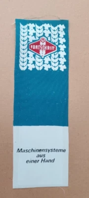 Lesezeichen VEB Kombinat Fortschritt Landmaschinen,DDR,IFA - Bild 1 von 2