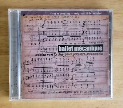 George Antheil: Ballet Mécanique AND Other Works For Pianos CD - New Sealed  - Image 1 of 4