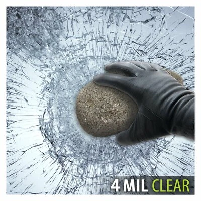 Película de seguridad y protección para ventanas BDF S4MC 4 mil transparente Foto 1 de 4