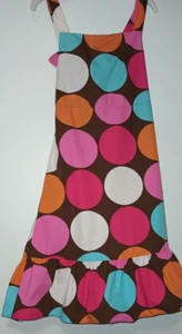 Jessica Ann Girl's Polkadot Sleeveless Dress Size 10 Tie Back - Picture 1 of 8