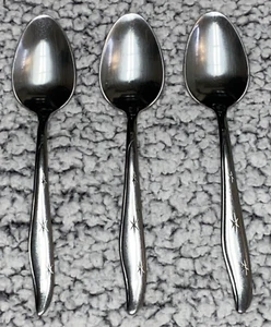 Lot of 3 Mar Crest Stainless Steel Atomic Star 7" Spoons Citation Starburst - Picture 1 of 5