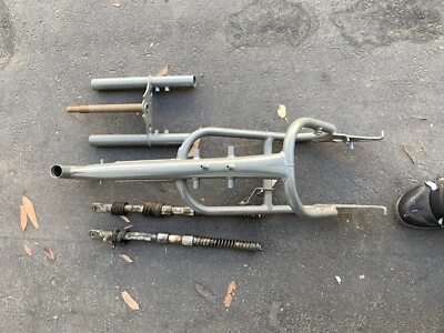 Horquillas de cuadro Honda qA 50 Ko Qa50 1969-1972 con recubrimiento en polvo  Foto 1 de 4