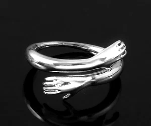Hug Ring 925 Sterling Silver Ring For Women Love Ring Promise Ring Purpose Ring - Picture 1 of 3