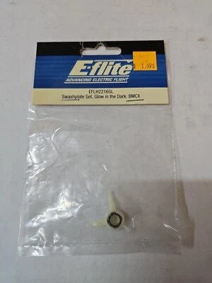 E-FLITE HELICOPTER PART - EFLH2216GL = GLOW-IN-THE-DARK SWASHPLATE SET. : BMCX  - Image 1 of 3