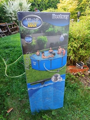 Bestway Steel Pro Max Frame Pool Komplett-Set 366x100cm (56418) - neu - Bild 1 von 2