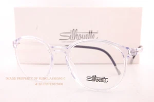 Brandneu Silhouette Brillengestell Eos View 2929 1010 Kristall 51 mm - Bild 1 von 5