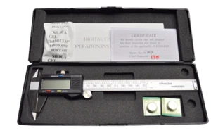 Digital Calipers Pointed Jaws 150mm / 6" 3-key type thumbscrew  - Picture 1 of 3