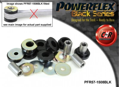 Powerflex Black RrUp LinkArm Out Bushes Per 997 + Turbo 05-12 PFR57-1508BLK - Immagine 1 di 4