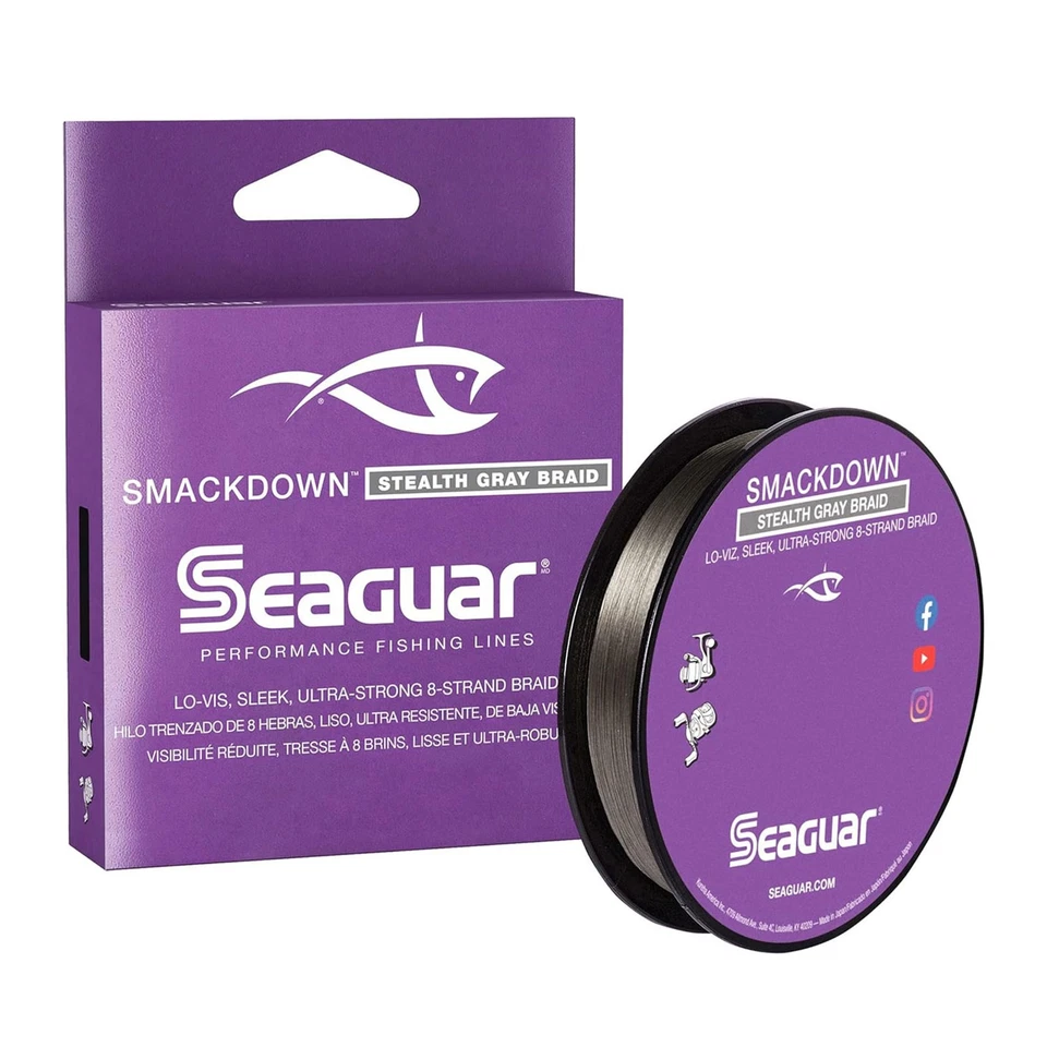 Seaguar Smackdown Stealth Gray 40SDSG150 8 Strand Braid