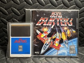 Aero Blasters TurboGrafx-16 (Case, Manual, Game Sleeve, HuCard)