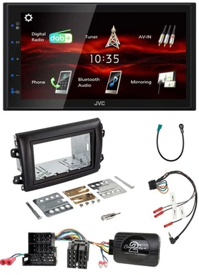 JVC USB Bluetooth Lenkrad DAB 2DIN Autoradio für Fiat Ducato ZFA250 ab 2021 - Bild 1 von 4