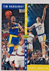 Tim Hardaway / Chris Mullins 1992-93 Upper Deck SCORING THREATS Card # 65 - Picture 1 of 2