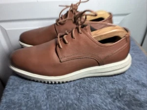 Cole Haan Grand+ Shoes Men’s Sz 10.5M Oxford British Tan Brown C36935 - Picture 1 of 9