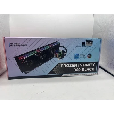 Thermalright Frozen Infinity 360 Black All-in-One CPU Liquid Cooler ARGB - Image 1 of 4