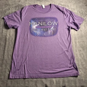 Barry Manilow "¡Una última vez!" Camiseta Gira de Conciertos Púrpura Talla XL  - Imagen 1 de 6