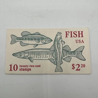 U.S.  1986 Fish Unexploded Booklet unopened sealed - Image 1 of 3