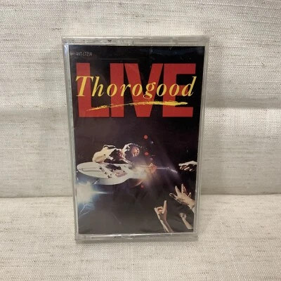 New, Vintage George Thorogood: Thorogood Live, Cassette Tape 1986, Sealed - Image 1 of 4