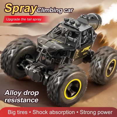 XL Large Car Monster Truck Remote Control RC Cars Big Wheel 4WD Kid Toy Electric - Image 1 of 4
