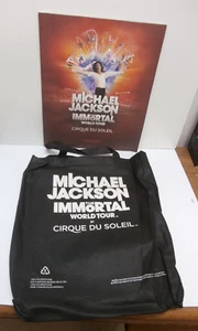 Michael Jackson The Immortal World Tour Cirque Du Soleil Souvenir Program & Tote - Picture 1 of 3