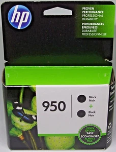 HP 950 2-pack Black Original Ink Cartridges - Picture 1 of 1