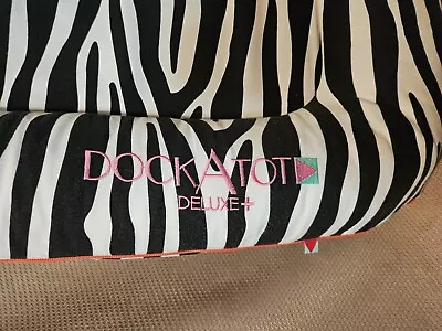 Dock A Tot Deluxe Zebra Stripe Baby Infant Station Zoo Jungle • 69.99$