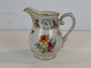 Vintage Carl Schumann Bavaria Porcelain Floral Decorated Creamer - Picture 1 of 7
