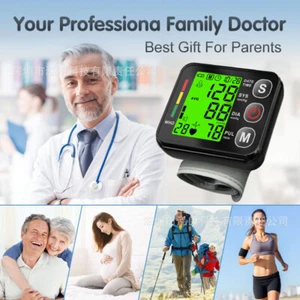 Wrist Blood Pressure Meter Electronic Blood Pressure Measuring Fully Automatic * - Picture 1 of 19