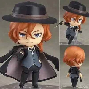 10cm Nakahara Chuuya Bungo Stray Dogs q version 676 action figure collection toy - Picture 1 of 24