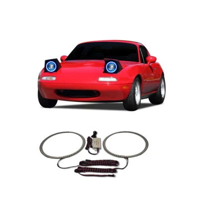 Kit de halo de faros de ojo de ángel azul brillante para Mazda Miata 90-7, Foto 1 de 2
