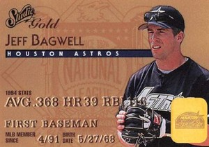 1995 Studio Gold Jeff Bagwell #2 Insert