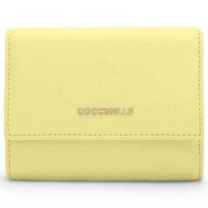 Portafoglio COCCINELLE METALLIC SOFT Donna Pelle Giallo - E2MW5111001G61 - Picture 1 of 3