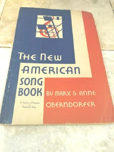 DAS NEUE AMERIKANISCHE LIEDERBUCH von Marx & Anne Oberndorfer 1933 Taschenbuch 170+ Lieder - Bild 1 von 3