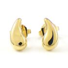Tiffany & Co. Pierced Earrings Tear Drop Sutd Elsa Peretti 750(18K) Yellow Gold