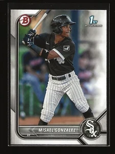 MISAEL GONZALEZ 2022 Bowman 1st Prospects Base Card Chicago White Sox (#BP-4) - Picture 1 of 2
