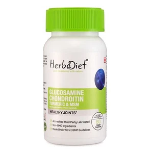Glucosamine, Chondroitin and MSM Joint Support Pain Relief Turmeric Capsules - Picture 1 of 4