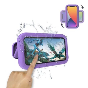Waterproof Shower Phone Holder360° Rotation Shower Phone Case Angle Adjustabl... - Picture 1 of 7
