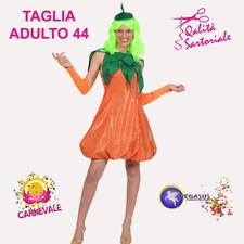 COSTUME VESTITO DI CARNEVALE HALLOWEEN ZUCCA TAGLIA 44 PEGASUS 3155