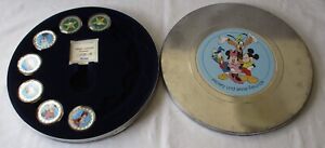 Sammlung 7x Cu-Ni versilberte Medaillen Disney Micky und seine Freunde (104056)